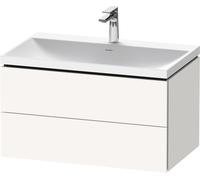 Bathroom Set Duravit 1-hole washbasin, 2 drawers 800mm Super Mat White LC6951O84840000