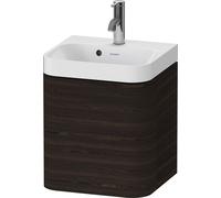 Bathroom Set Duravit Happy D.2 Plus 1-hole washbasin, c-shaped cabinet, left-hand hinge 400mm Brushed Walnut HP4340O69690000
