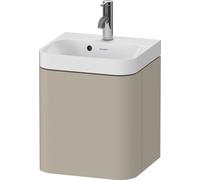 Bathroom Set Duravit Happy D.2 Plus 1-hole washbasin, c-shaped cabinet, right-hand hinge 400mm Taupe Satin Matt HP4344O60600000