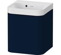 Bathroom Set Duravit Happy D.2 Plus Hand-washing basin, c-shaped cabinet, right-hand hinge 400mm Satin Night Blue HP4344N98980000