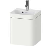 Bathroom Set Duravit Happy D.2 Plus Wash-hand basin c-bonded 1 hole, left-hand hinged 400mm Satin White HP4633O36360000