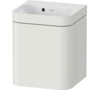 Bathroom Set Duravit Happy D.2 Plus Wash-hand basin c-bonded, left-hand hinged 400mm Nordic white Satin Matt HP4633N39390000
