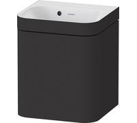 Bathroom Set Duravit Happy D.2 Plus Wash-hand basin c-bonded, right-hand hinge 400mm Graphite Super Mat HP4634N80800000