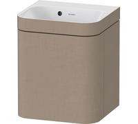 Bathroom Set Duravit Happy D.2 Plus Wash-hand basin c-bonded, right-hand hinge 400mm Linen Matt HP4634N75750000