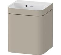 Bathroom Set Duravit Happy D.2 Plus Wash-hand basin c-bonded, right-hand hinge 400mm Taupe Satin Matt HP4634N60600000