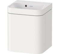 Bathroom Set Duravit Happy D.2 Plus Washbasin c-bonded, Left-hand door unit 400mm Super Mat White HP4633N84840000
