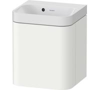 Bathroom Set Duravit Happy D.2 Plus Washbasin, Right-hand door unit 400mm Super Mat White HP4344N84840000