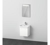 Bathroom Set Duravit No.1 Vanity unit Right version, Washbasin, Mirror 500mm White Matt