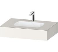 Bathroom Set Duravit Qatego 1-hole washbasin, countertop 800mm White Super Matt QA4690084840000