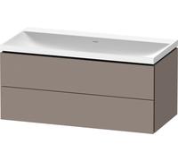 Bathroom Set Duravit Washbasin, 2 drawers 1000mm Basalt Matt LC6952N43430000