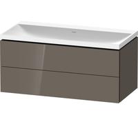 Bathroom Set Duravit Washbasin, 2 drawers 1000mm Grey Flannel Brilliant LC6952N89890000