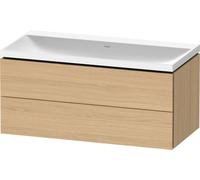 Bathroom Set Duravit Washbasin, 2 drawers 1000mm Natural Oak Matt LC6952N30300000