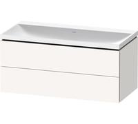 Bathroom Set Duravit Washbasin, 2 drawers 1000mm Super Mat White LC6952N84840000