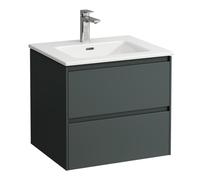 Bathroom Set Laufen PRO S 2 drawer cabinet and sink, 1 hole 600x535x500mm Traffic grey