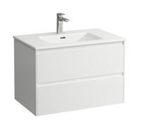 Bathroom Set Laufen PRO S 2 drawer cabinet and sink, 1 hole 800x535x500mm Glossy White