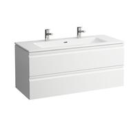 Bathroom Set Laufen PRO S Double washbasin with vanity unit, 2 drawers, 2 holes 1200x545mm Light Oak-Tree