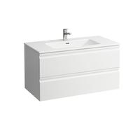 Bathroom Set Laufen PRO S Washbasin, vanity unit, 2 drawers, 1 hole 1000x545mm Dark Elm