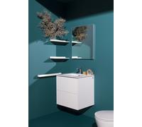 Bathroom Set Laufen PRO S Washbasin, vanity unit Base, 2 drawers, 1 hole 600x610mm Glossy White