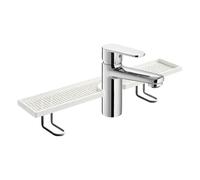 Bathroom Shelf - Floating Storage Organizer Without Drilling - Easy Drainage Support - Sink Accessory | Home Organizer Multif, white, Please refer to the description, Please refer to description