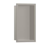 Bathroom Shelf Hansgrohe XtraStoris Wall recess with frame 240x390mm Concrete Grey