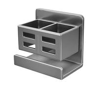 Bathroom Shelf - No-Drill Floating Toilet Rack, 11×9.8×6.8 Cm Design With Sturdy Wall-mount Grip | Ideal For Over-toilet Storage, Inside Shower Corners, Small Bathrooms, Apartments, Dorms, And Rental