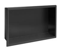Bathroom Shelf Rea 5 Black 30X45X10