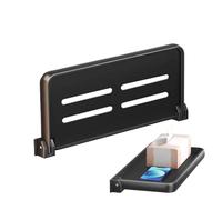 Bathroom Shelves Foldable Wall Mounted Small Fold Down Wall Shelf For RV Folding Aluminum Bathroom Rack Folding Storage Shelves For Kitchen Toilet Shower Rack Organizer For Shower Gel Shampo Drinks