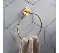 Bathroom Shelves Gold Towel Rack Bar Rail with Hardware Pendant Set Simple Light Luxury Design for Bathroom Storage.