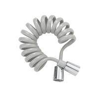 Bathroom Shower Accessories Hose 2M/300cm Spring Universal G1/2 Connection 1.5M Silver/Grey/Rose Gold/White/Black(Spring Grey 2M)