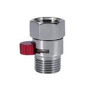 Bathroom Shower Brass Junction Water Flow Control Valve Straight-through Shut-off Angle Bath Tap Accessory,Universal Compatible(Rosso)