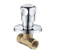 Bathroom Shower Brass Junction Water Flows Control Valves Straight Shuts-Off Angles Valves Bath Water Tap Accessory Shower Regulator