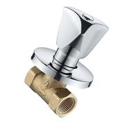 Bathroom Shower Brass Junction Water Flows Control Valves Straight Shuts-Off Angles Valves Bath Water Tap Accessory Shower Regulator