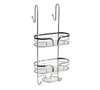 Bathroom Shower Caddy Hanging Chrome 3-Tier Storage Baskets Dante