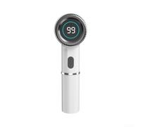 Bathroom Shower Cleaner Brush LED Display Blue(White)