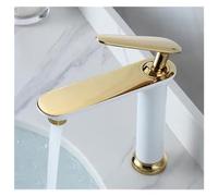 Bathroom Shower Faucet Mixer Tap - Hot & Cold Single Lever Brass Tap for Kitchen Basin - Premium Elegant Design