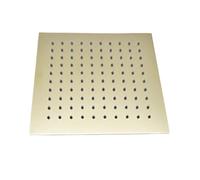 Bathroom Shower Faucet System Concealed Wall Mounted Brushed Gold Rainfall Cold and Hot Bath Mixer 8/10/12'' Inch(Shower Head Only,8 inch)