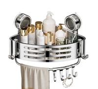 Bathroom Shower Organizer Corner | Shower Shelves Corner,Modern Space-Saving Wall-Mounted Rack Tray for Hand Washing Liquid Shampoo Hair Conditioner Cosmetics