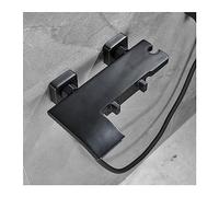 Bathroom Shower Set Bathtub Shower Kit， White Bath Tap Waterfall Concealed Display Shower Set， Embedded Digital Shower(Nero)