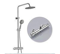Bathroom Shower Set Intelligent Thermostatic Faucet 9 inch Shower Head Shower System,