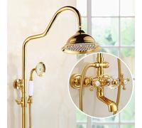 Bathroom Shower Shower can be Lifted Rain Shower, Twist Seven - question Mark Pipe