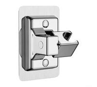 Bathroom Showerhead Wall Base with Large Panel and Silver Rotating Bracket 2 Pack Suitable for Mounting Showerheads on Bathroom Walls (rotary bracket)