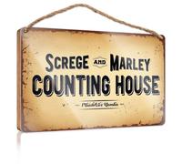 Bathroom Signs For Home Screege And Marley Counting House. Bathroom Signs For Home Pool Decor(15X28CM)
