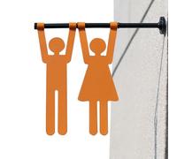 Bathroom Signs, Modern Wall Art Design, 25.5x8.5cm, Male And Female Toilets Sign, Stylish Wall Bathroom Sign, Easy Installation, For Home, Office, Or Business Use