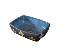Bathroom Sink 47 * 35 * 14cm Bathroom Vessel Sink Rectangular Above Counter Porcelain Ceramic Modern Vanity Art Basin Countertop Basin