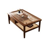 Bathroom Sink American Retro Coffee Table Small Apartment Living Room Low Table Side Table Glass Small Tea Table Bathroom Sink Vessel