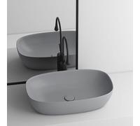 Bathroom Sink, Bathroom Vessel Sink Ceramic countertop Art Basin Easy to Install wash Basin Scratch Resistant Shampoo Basin Bathroom Decorative for Basin Hotel Home Restaurant Balcony Garden
