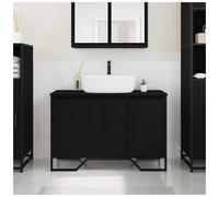 vidaXL Sink Cabinet Other Black Oak 91 x 35 x 60 cm Engineered wood