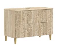Bathroom Sink Cabinet DELFT Engineered Wood Modern Furniture Storage vidaXL
