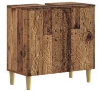 Bathroom Sink Cabinet DELFT Engineered Wood Storage Modern Compact Slim vidaXL