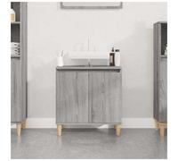 (grey sonoma) vidaXL Sink Cabinet Vanity Unit Storage Under Sink Cabinet Engineered Wood